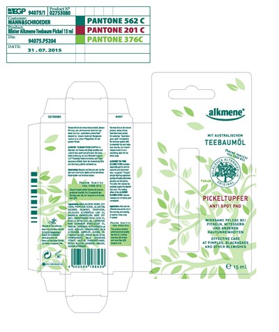 Label (Rz 005308 Alkmene Blemish Stick Box 15ml Fb  Label)